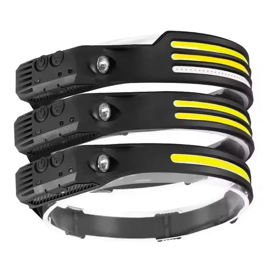 BrightBeam Rechargeable Headlamp with Motion Sensor & 230° Beam-1