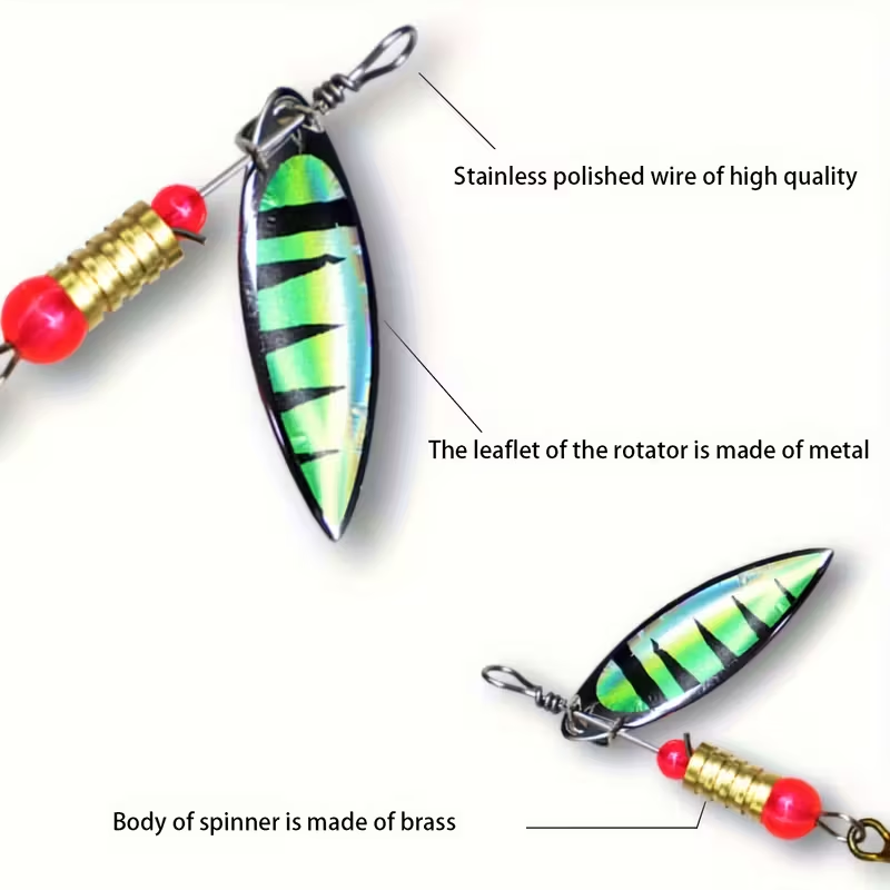 SpinFin - Bass and Trout  Fishing Lures Set