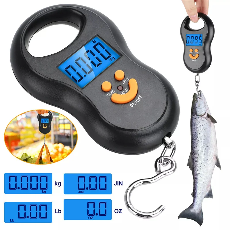 KG Portable Digital Hanging Scale for Fly Fishing