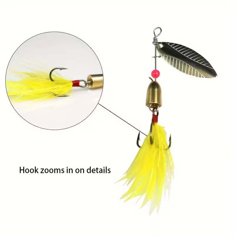 SpinFin - Bass and Trout  Fishing Lures Set