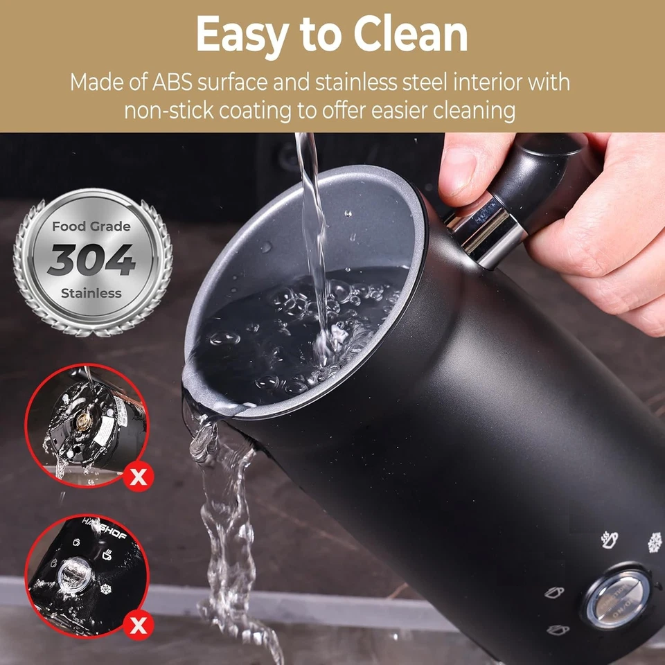 BrewN’Foam - 4-in-1 Electric Milk Frother