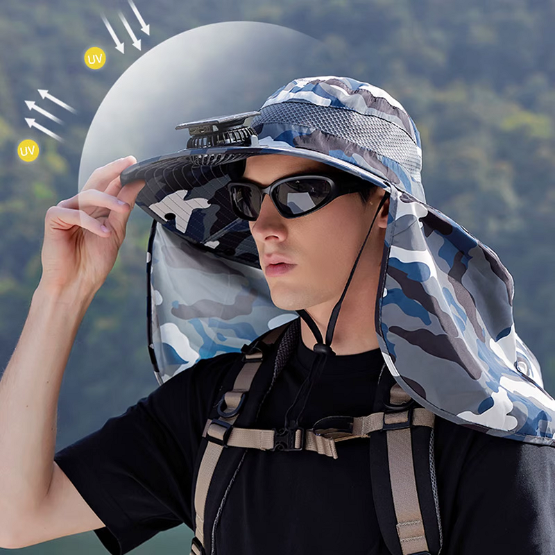 CoolShadeX - Solar Powered Fan Hat