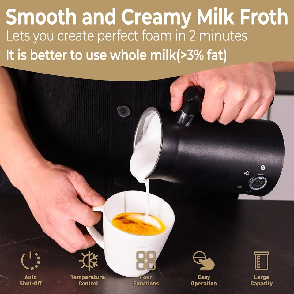 BrewN’Foam - 4-in-1 Electric Milk Frother