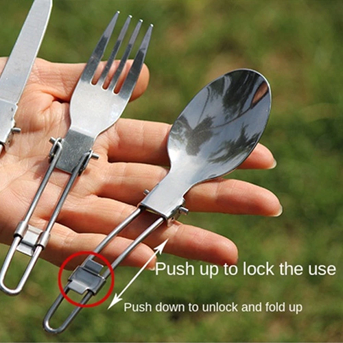 ClipWare - 3-in-1 Camping Utensil Set