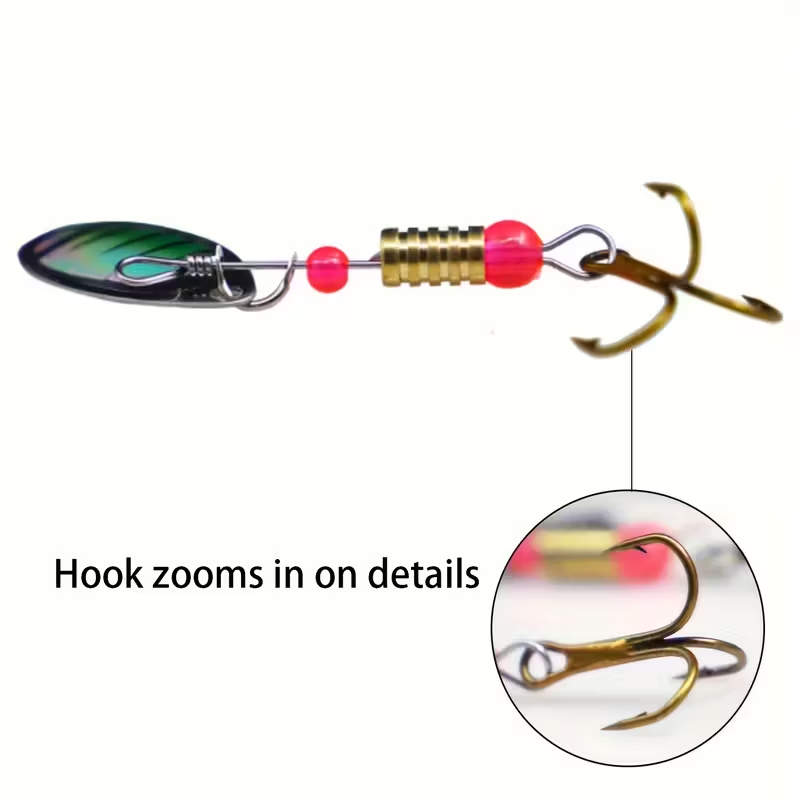 SpinFin - Bass and Trout  Fishing Lures Set