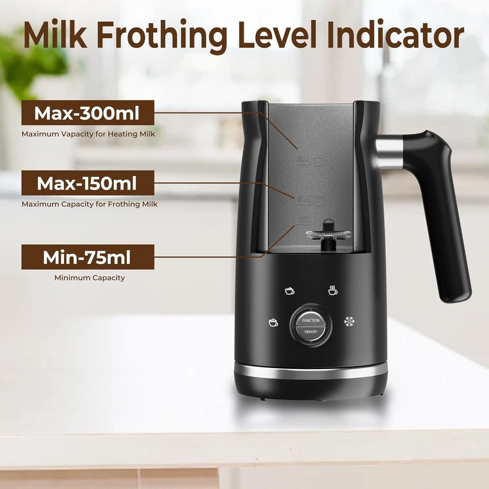 BrewN’Foam - 4-in-1 Electric Milk Frother