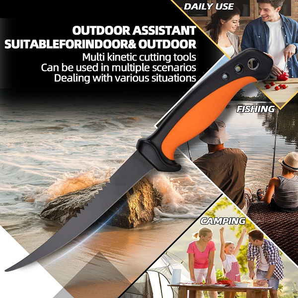 WaveCutter - Stainless Steel Fishing Knife