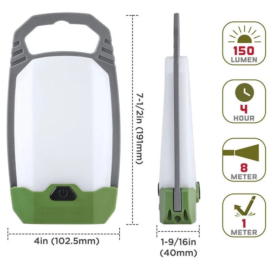 Glowzen - Rechargeable LED Camping Lantern