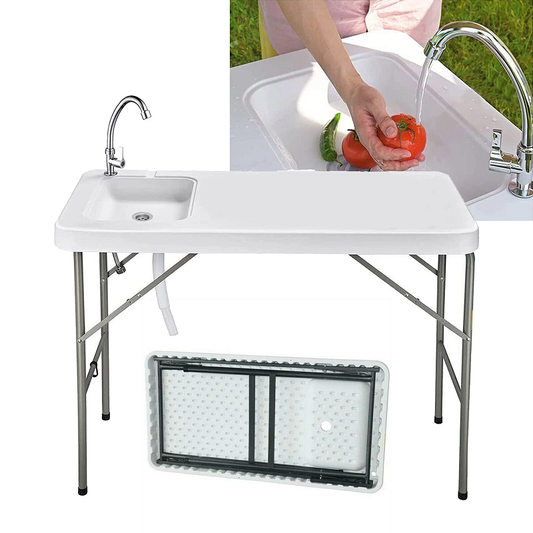 FlexWash - Portable Folding Camping Sink Table