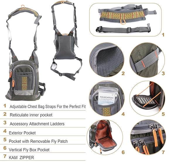 KG Castflow Fly Fishing Vest Backpack