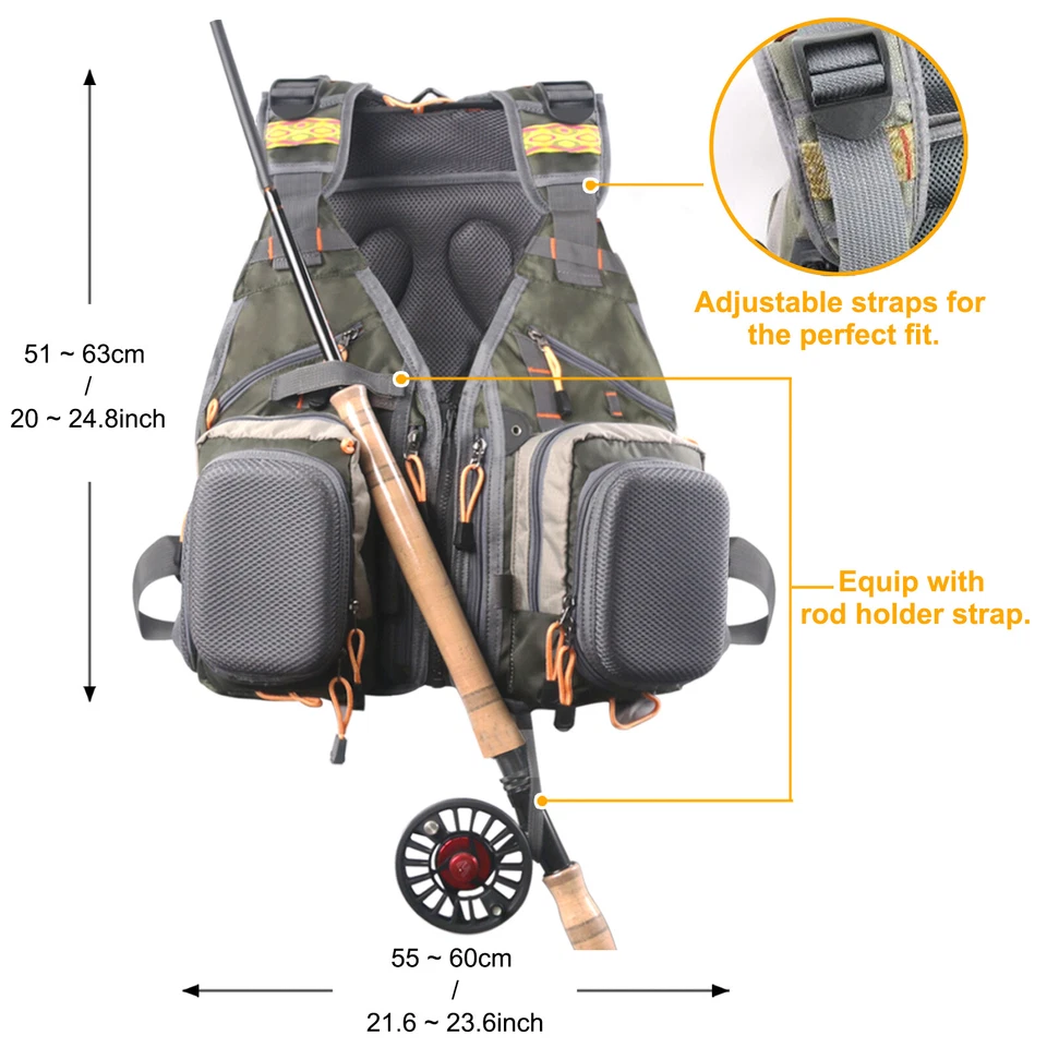 KG Wader’s Fly Fishing Backpack Vest