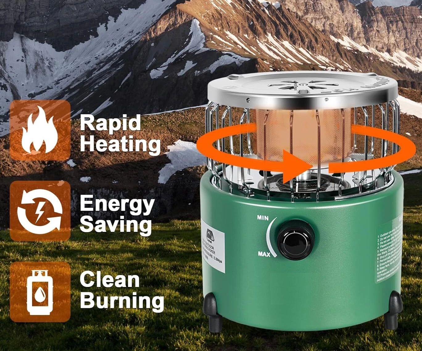FireReady - Portable Propane Heater & Stove