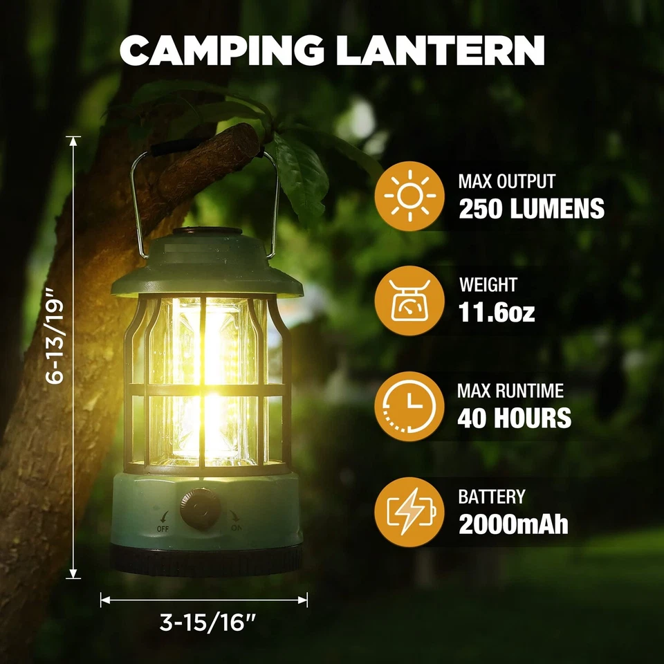 CampFire Glow - Portable Camping Lantern