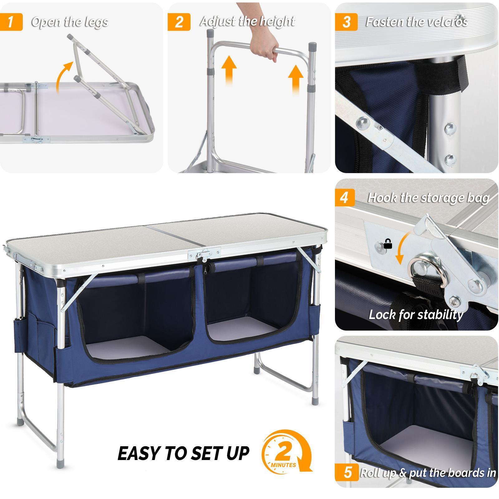 TrailChef Station - Camping Kitchen Table