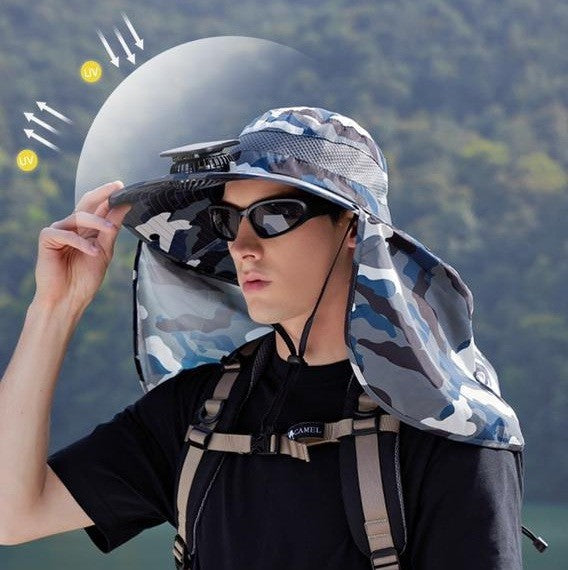 CoolShadeX - Solar Powered Fan Hat