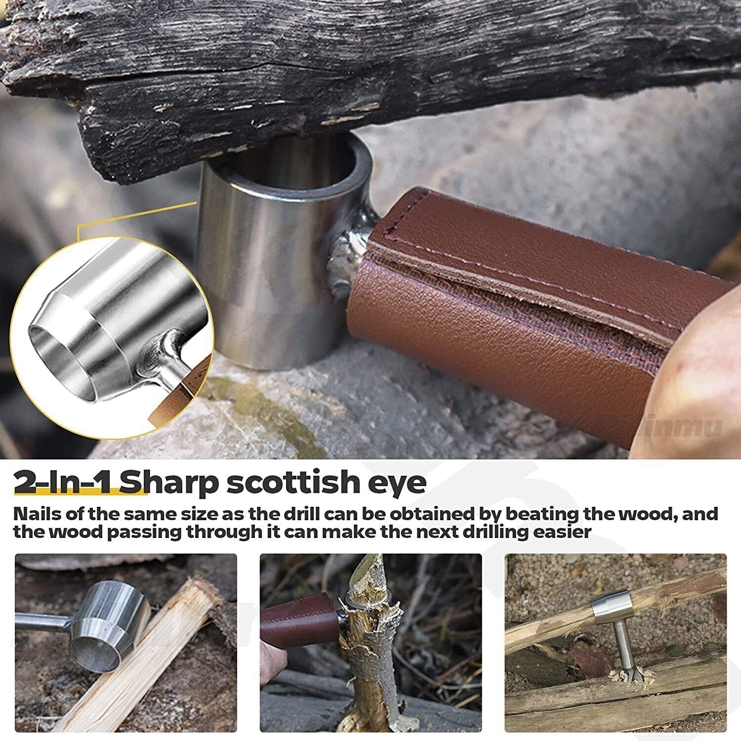 BushPro Gear - Bushcraft Hand Auger Survival Tool