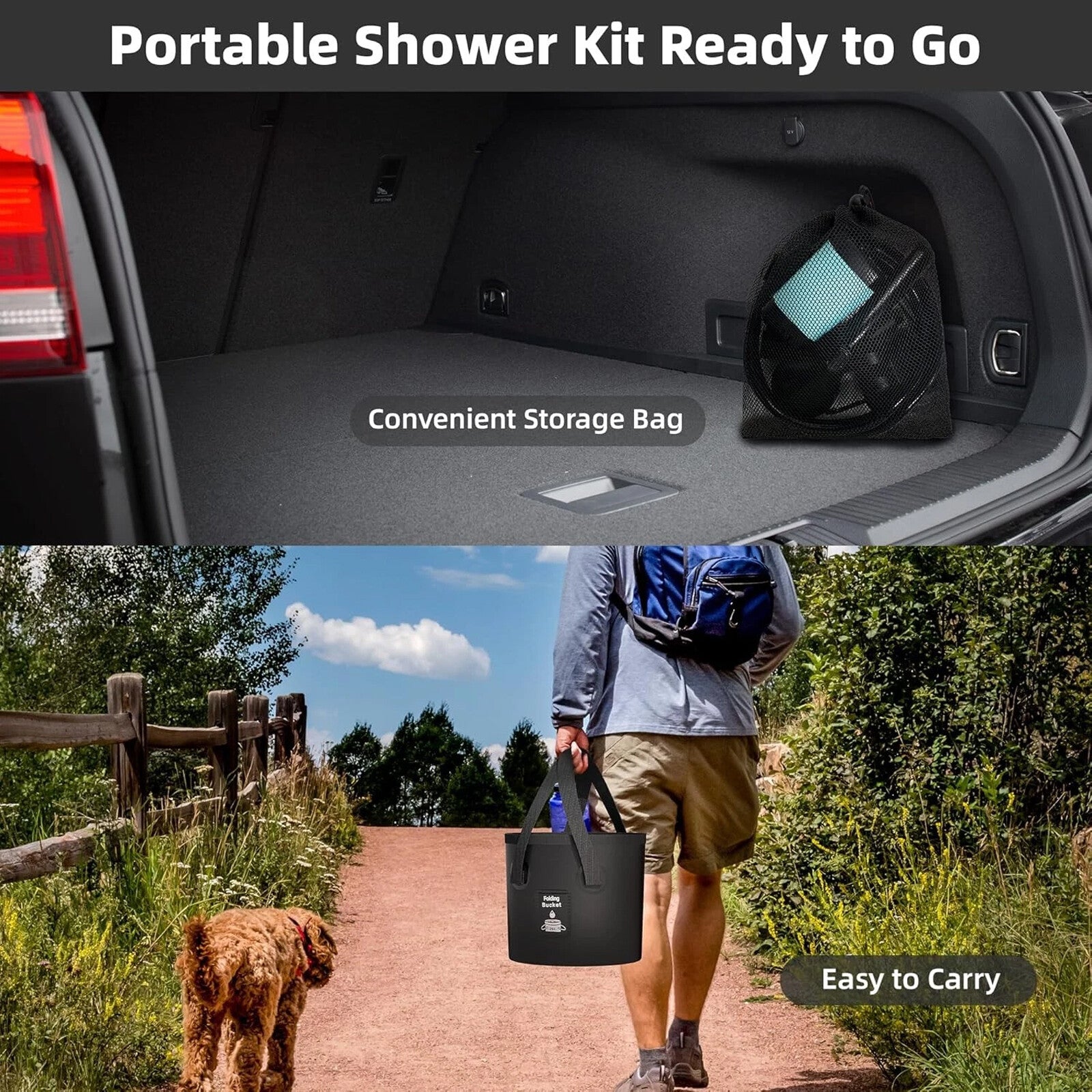 EcoSplash - Portable Camping Shower