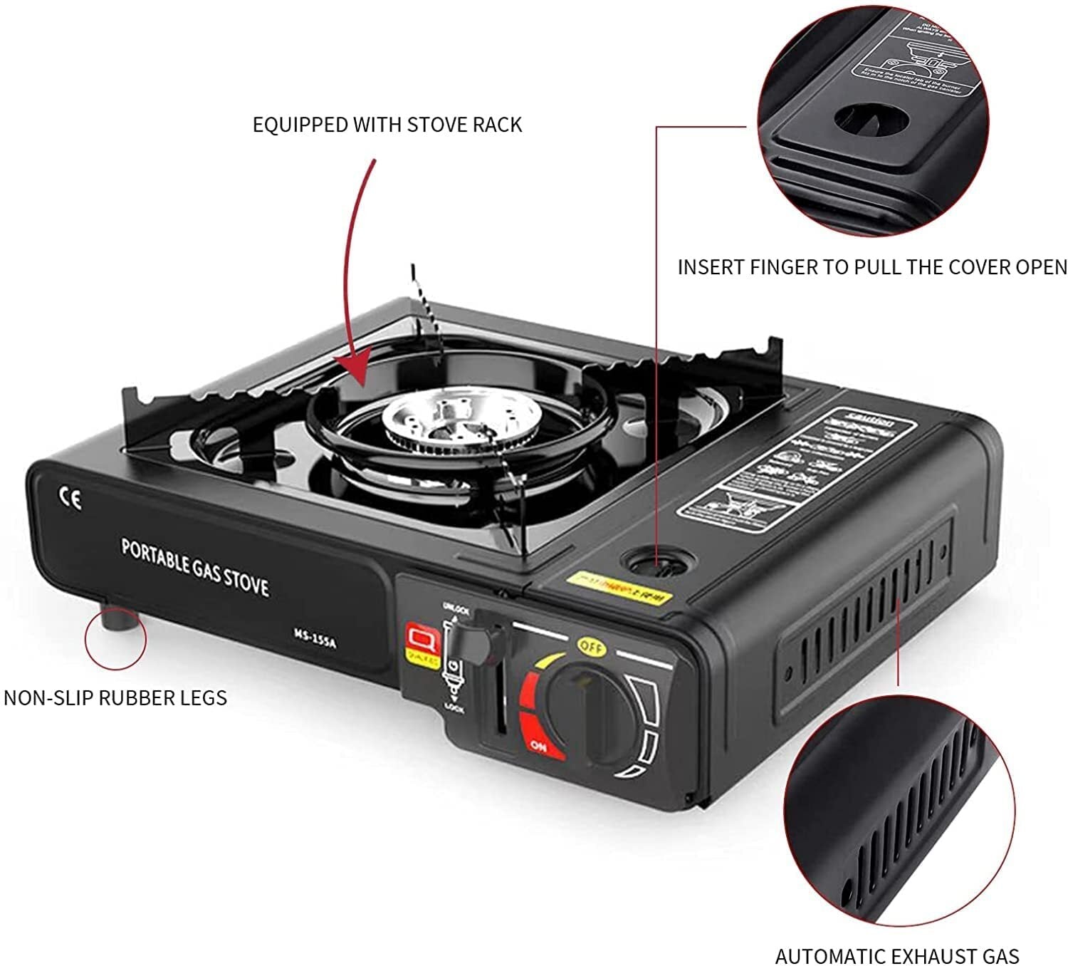 AdventureBurn - Portable Dual Fuel Camping Stove