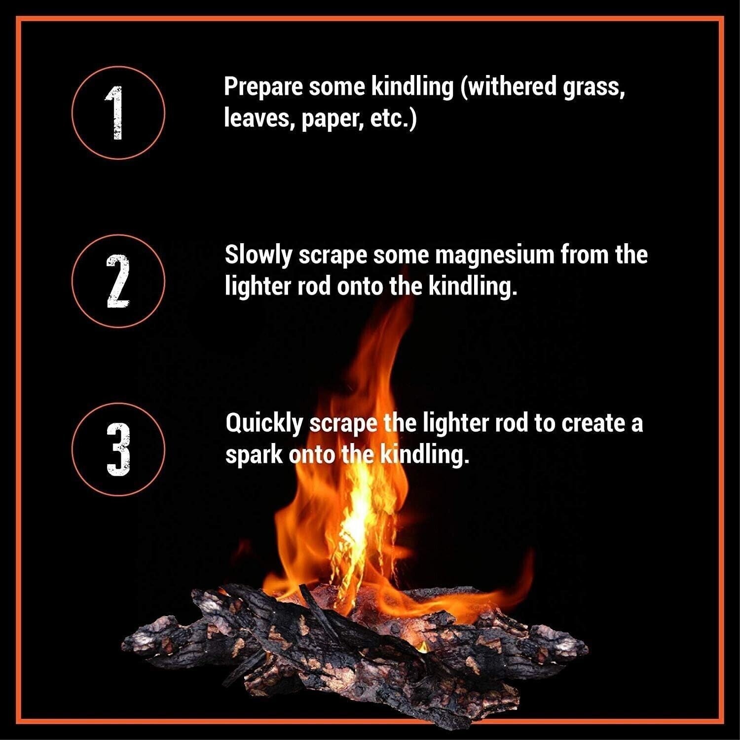 IronSpark - Ferro Rod Fire Starter