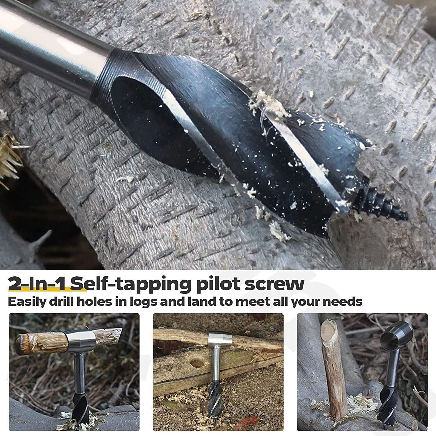 BushPro Gear - Bushcraft Hand Auger Survival Tool