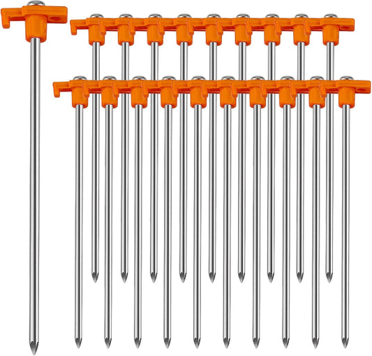 CampSecure  - Heavy-Duty Tent Stakes