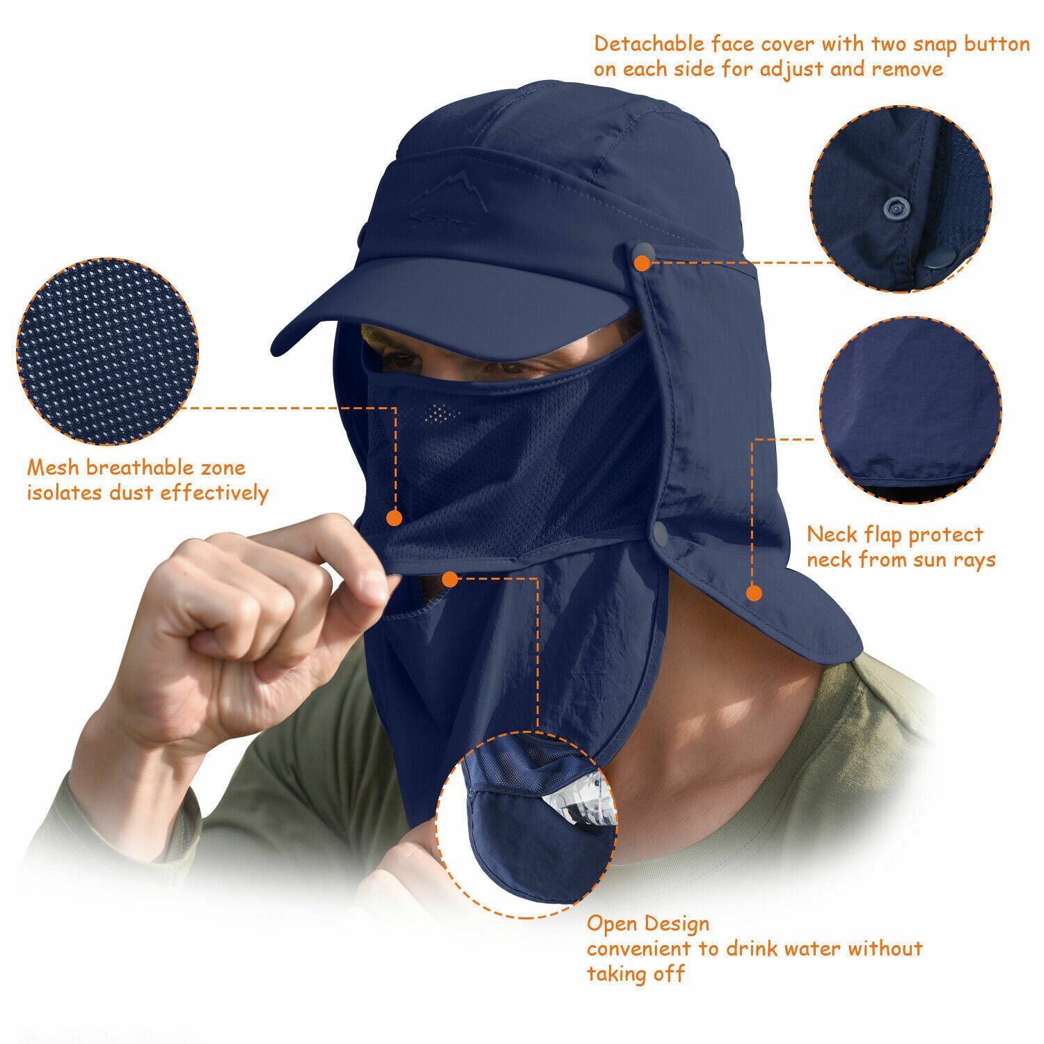 UltraShade Shield - UV Protection Hat