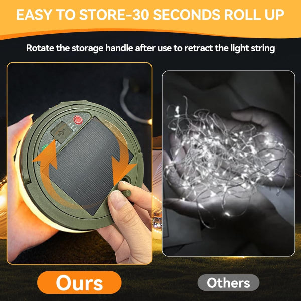 NightSpark - Solar Camping String Lights