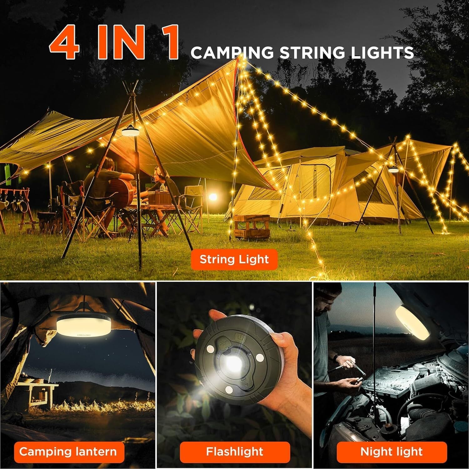 CampBright - Camping String Lights