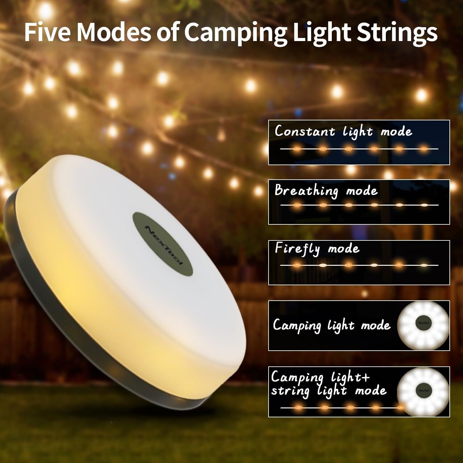 CampBright - Camping String Lights
