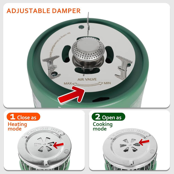 FireReady - Portable Propane Heater & Stove