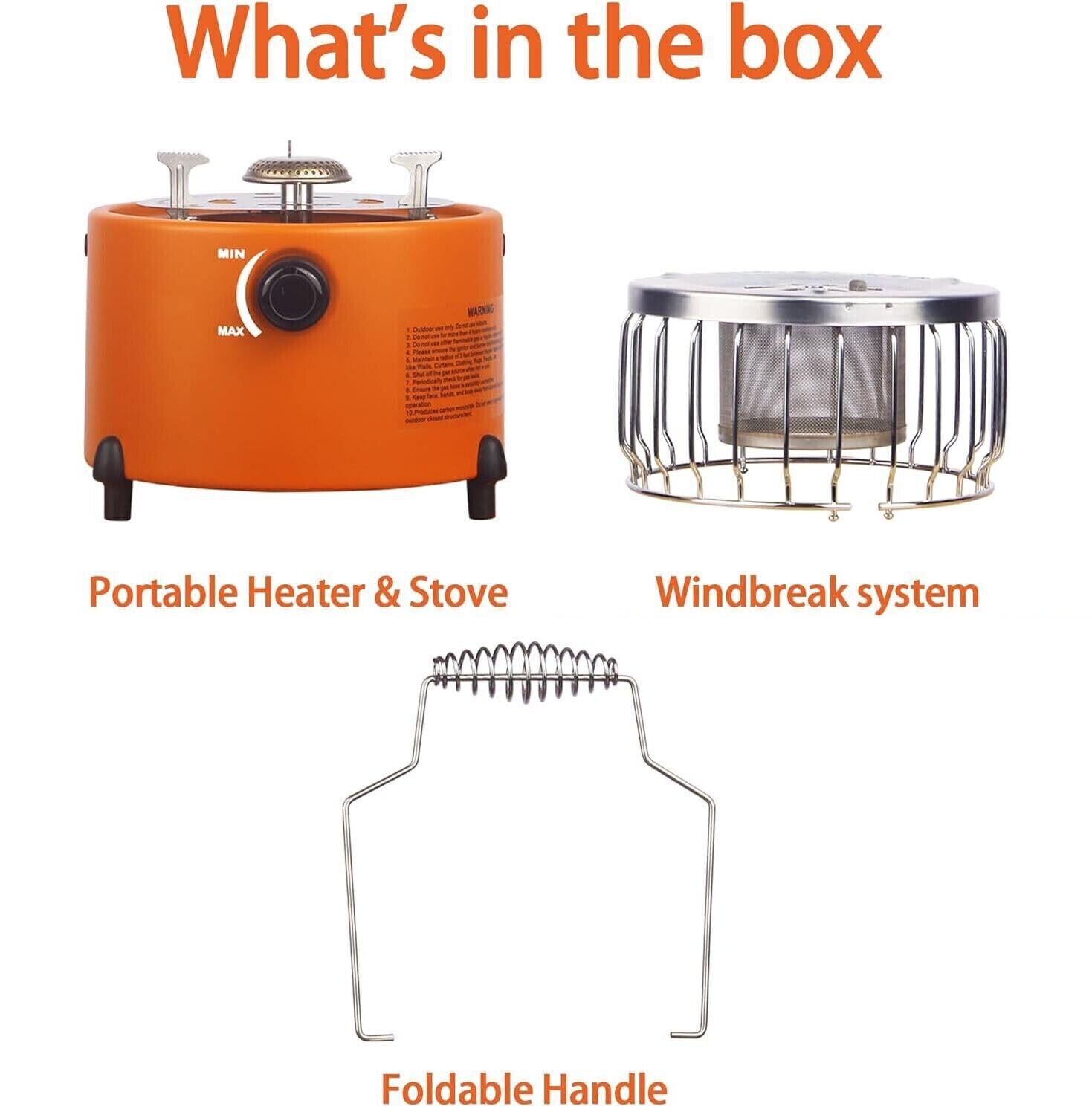 HeatQuest - Portable Propane Heater & Camping Stove