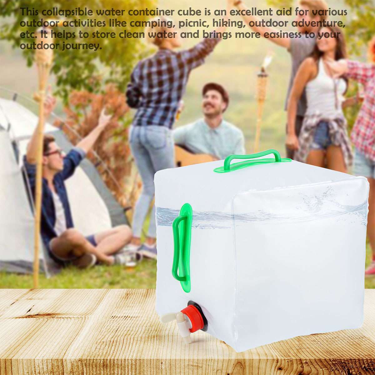Cascade Cube - 20L Collapsible Water Container