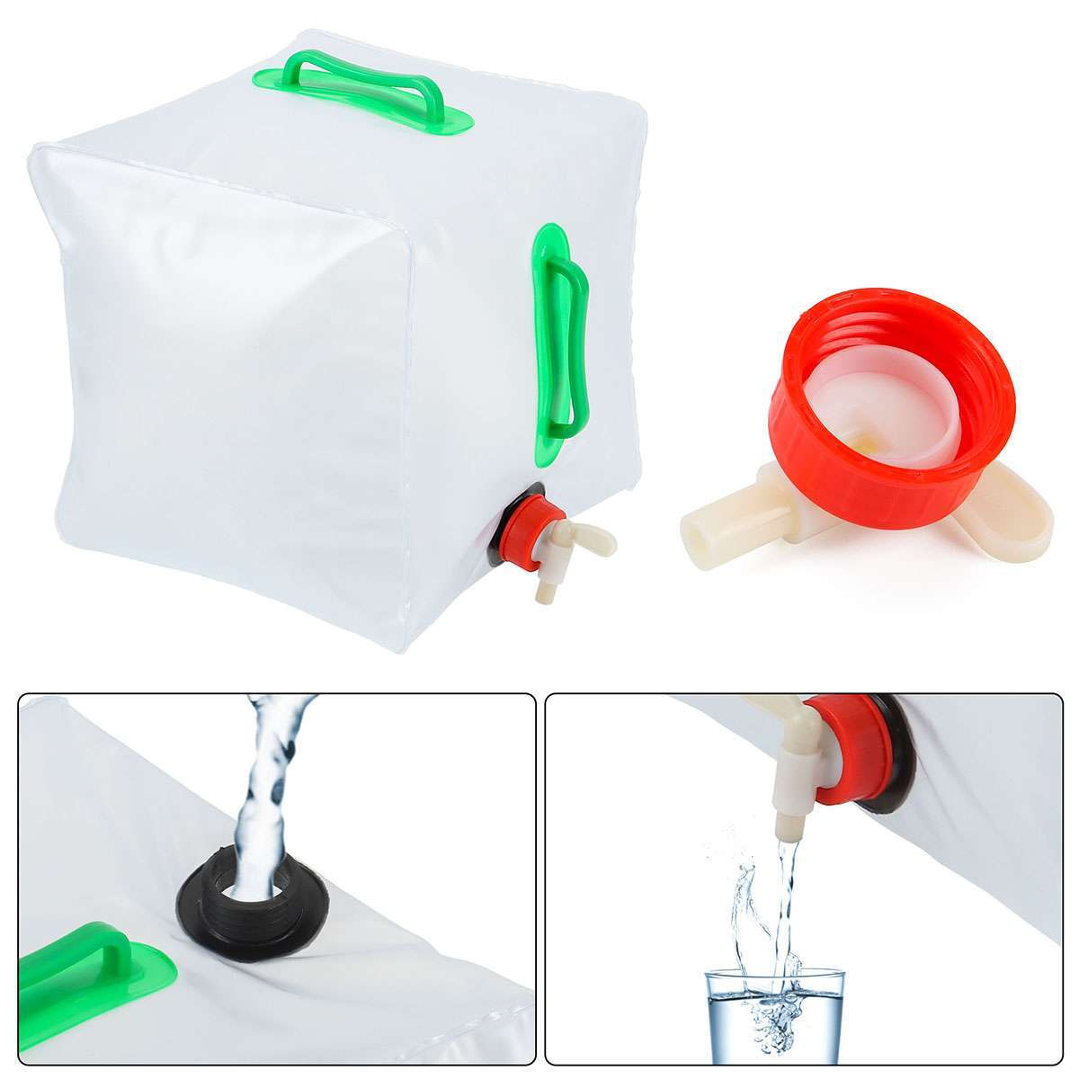 Cascade Cube - 20L Collapsible Water Container