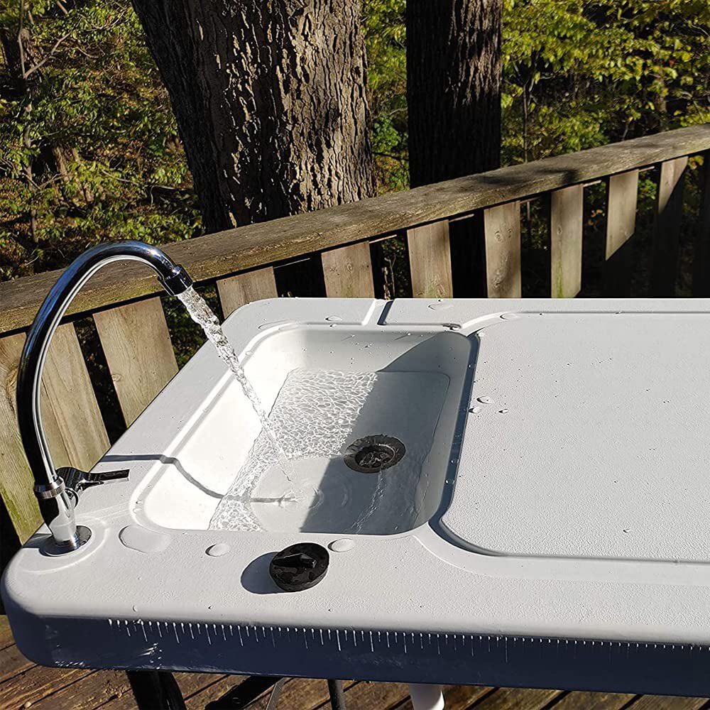 FlexWash - Portable Folding Camping Sink Table