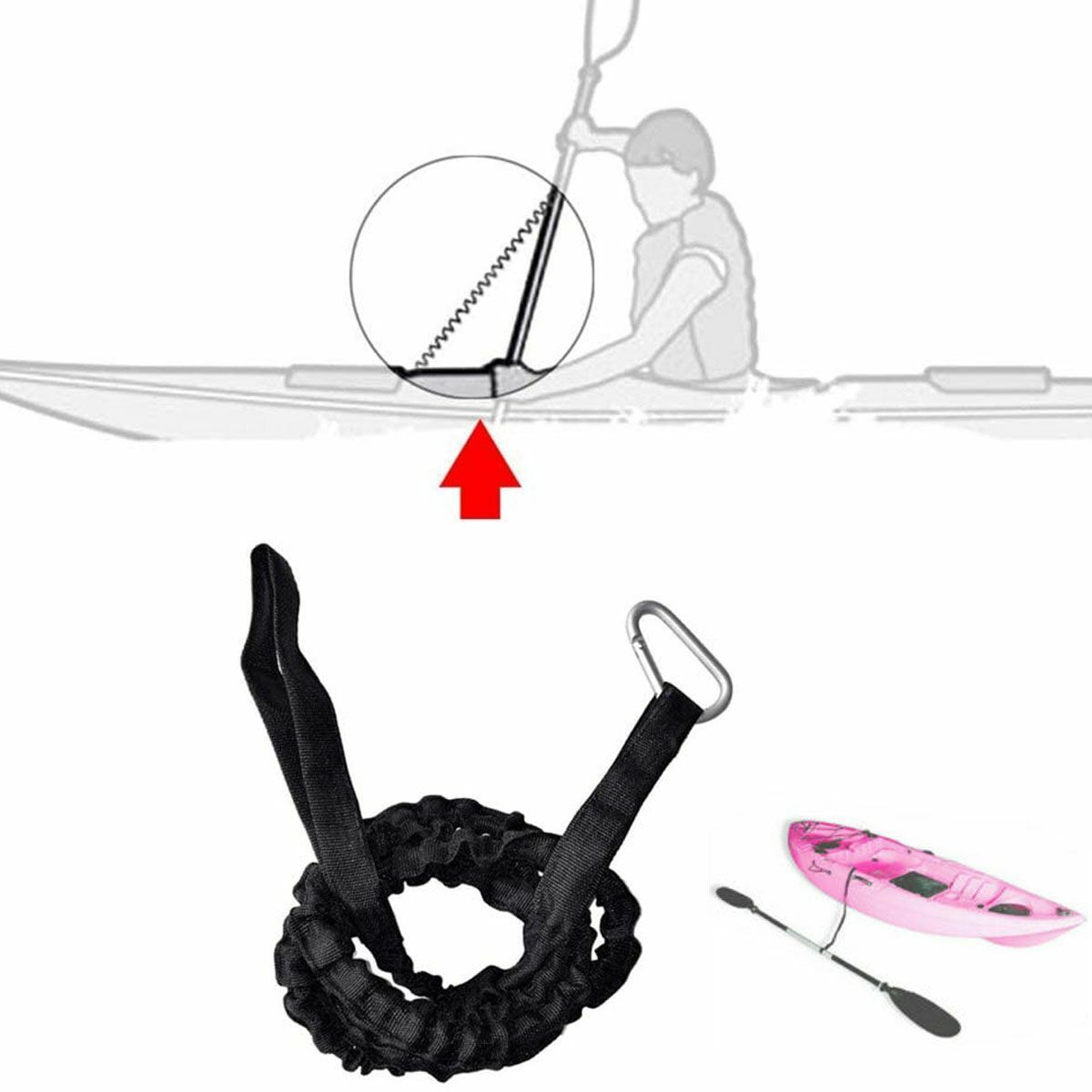 PaddleLink - Kayak Paddle Leash