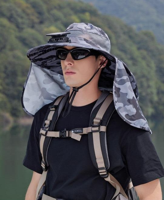 CoolShadeX - Solar Powered Fan Hat