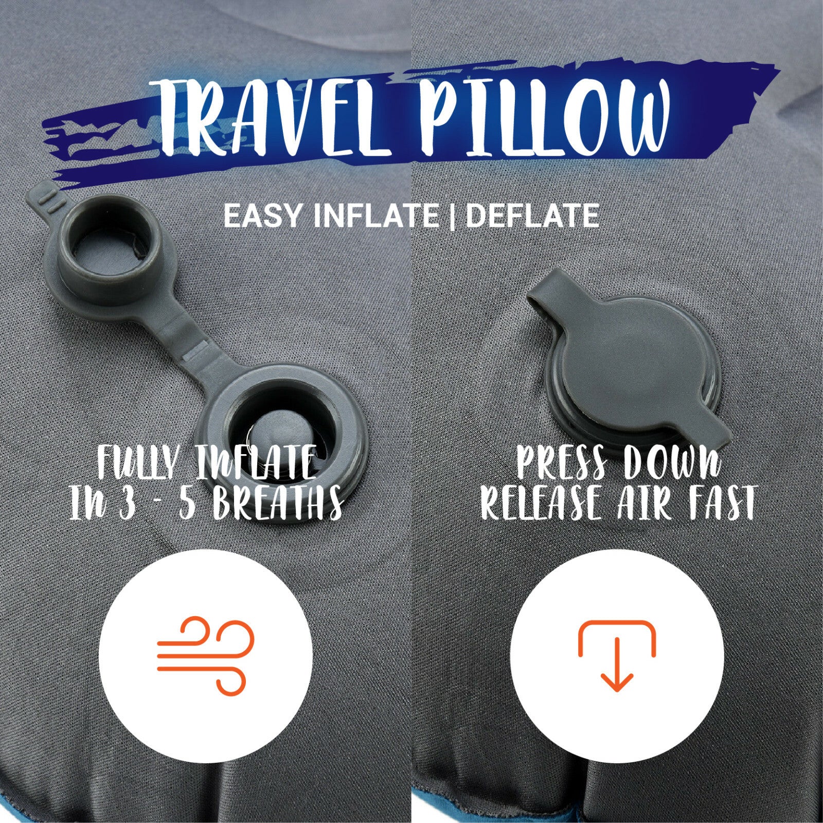 AirLoom - Inflatable Camping Pillow