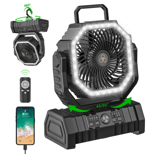 WindTrail 20000 - Portable Battery Powered Fan