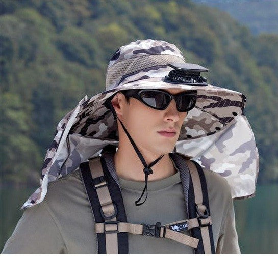 CoolShadeX - Solar Powered Fan Hat
