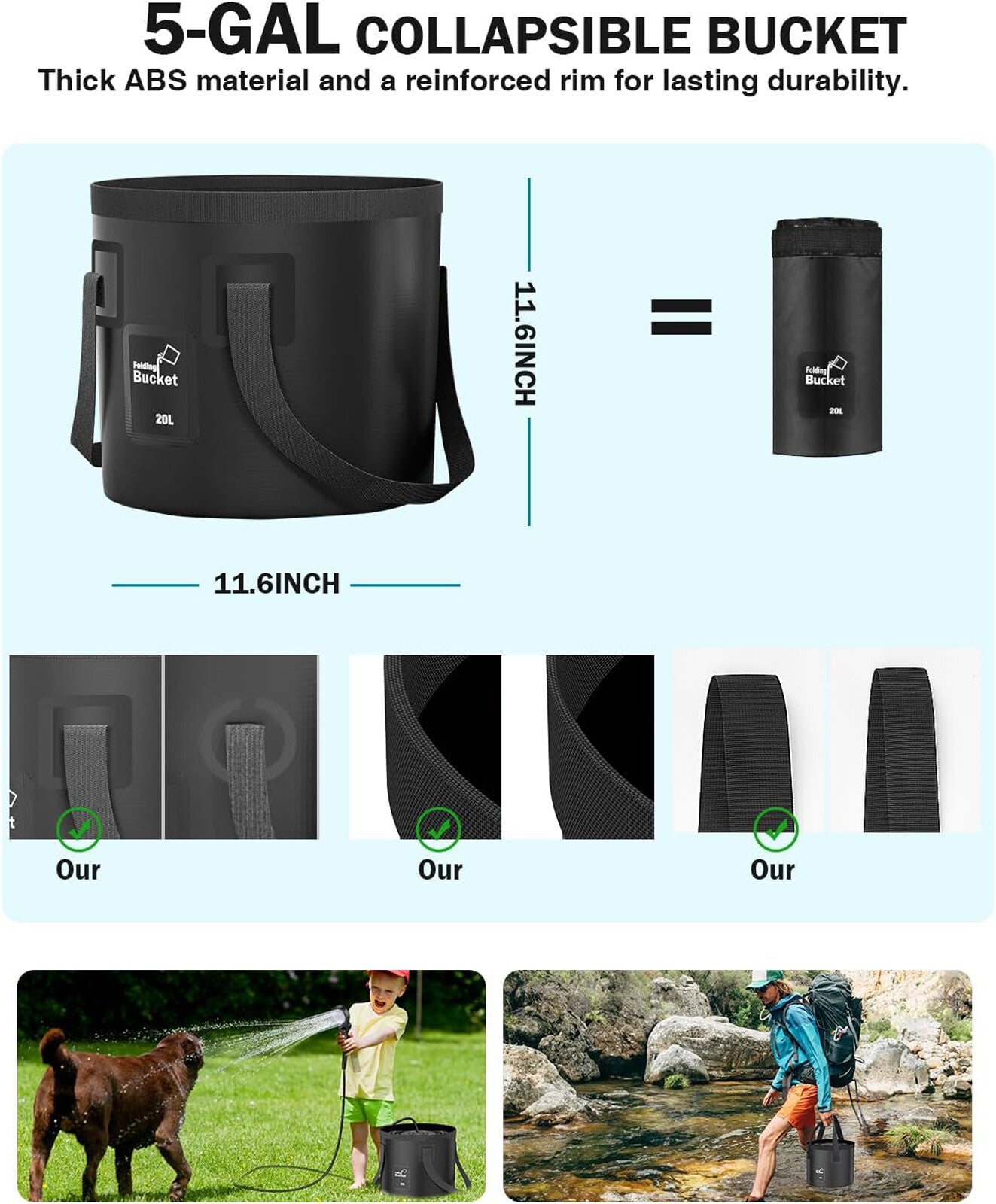 EcoSplash - Portable Camping Shower