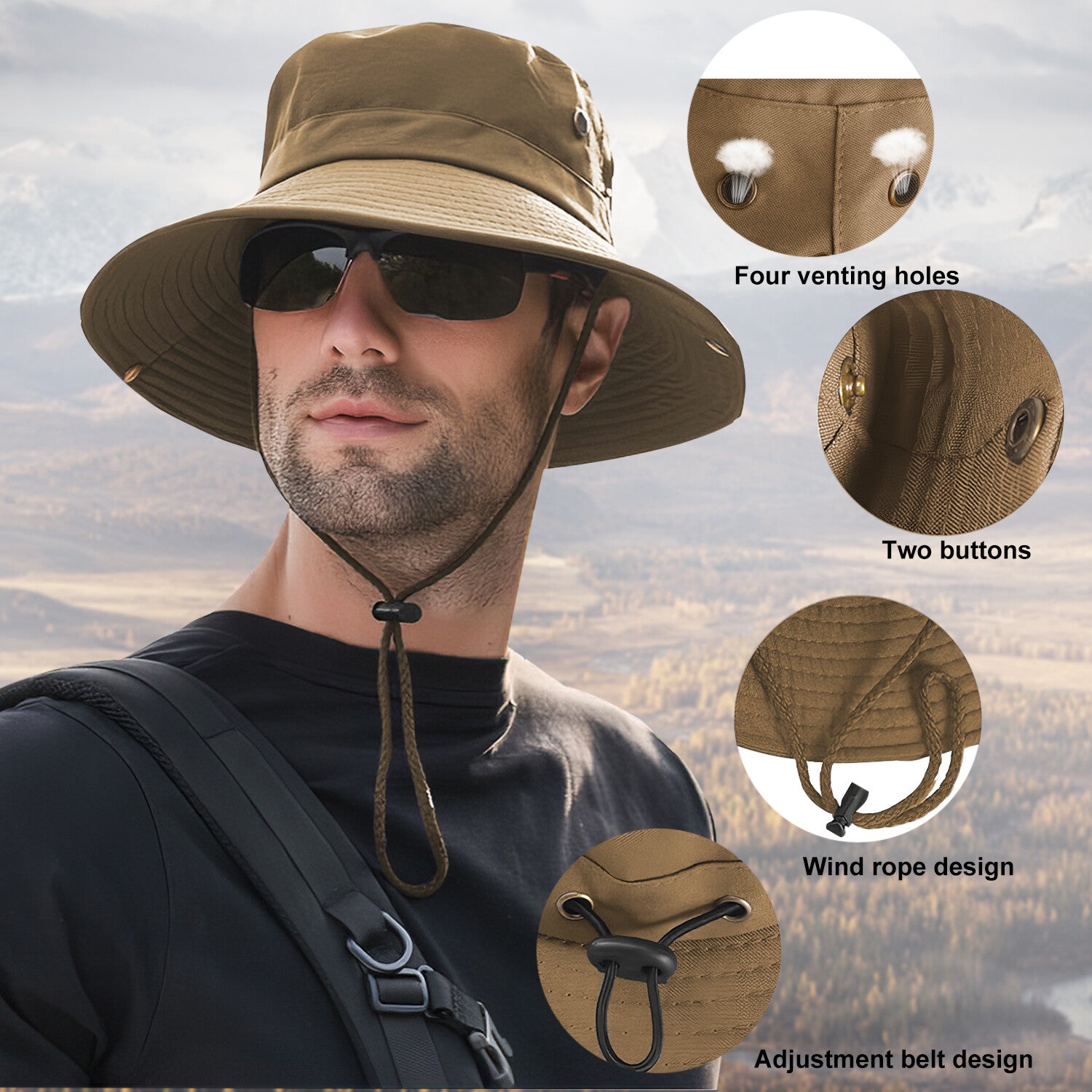 SunGuard Explorer - Wide Brim Fishing Hat