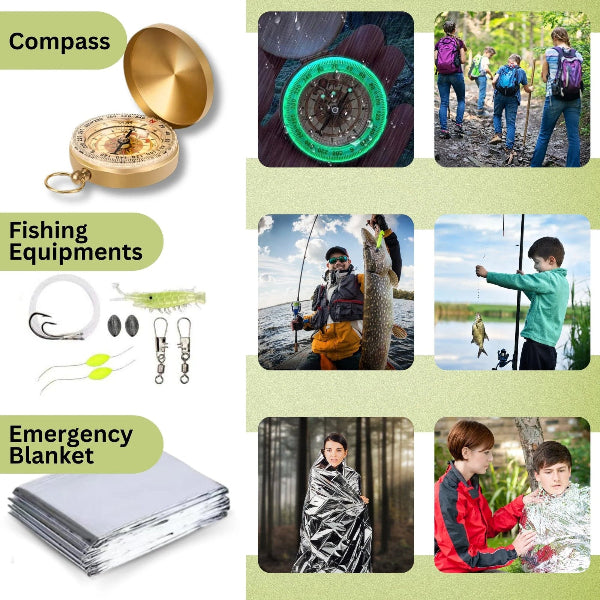 TrailFox  - 28-in-1 Survival Kit