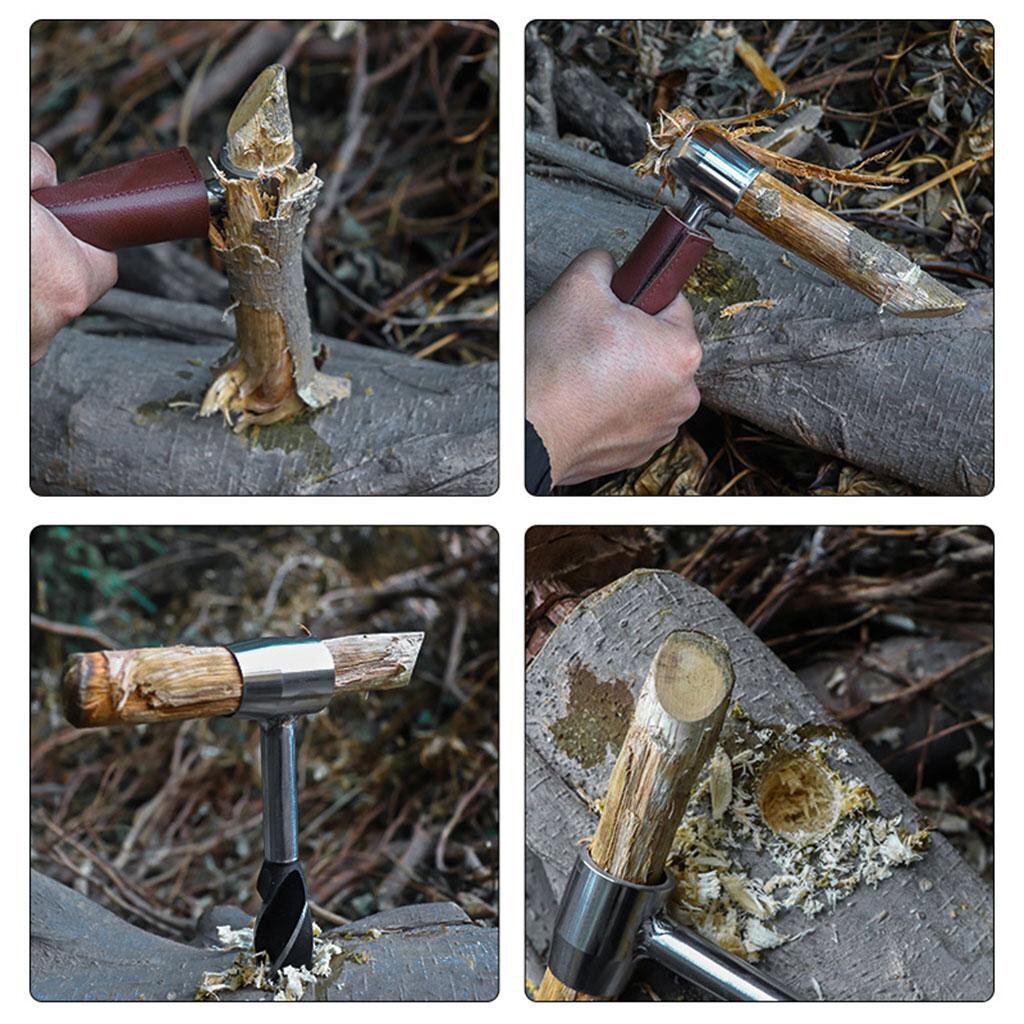BushPro Gear - Bushcraft Hand Auger Survival Tool