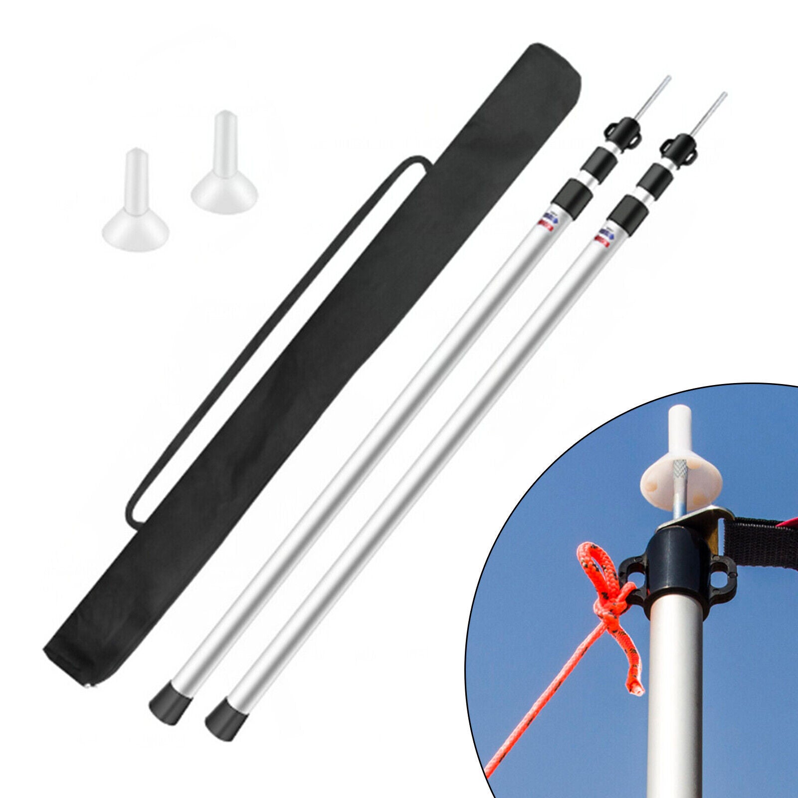 BaseGrip - Telescopic Tent Pole