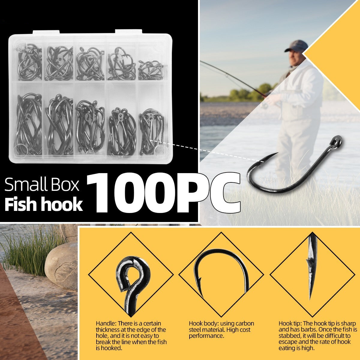 WaveCutter - Stainless Steel Fishing Knife