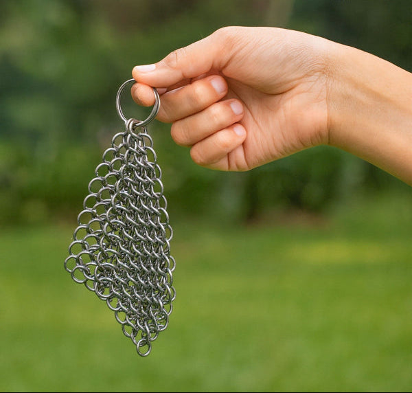 PanArmor - Chainmail Cast Iron Scrubber