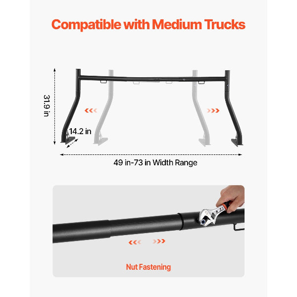 RuggedSpan - Truck Bed Ladder Rack