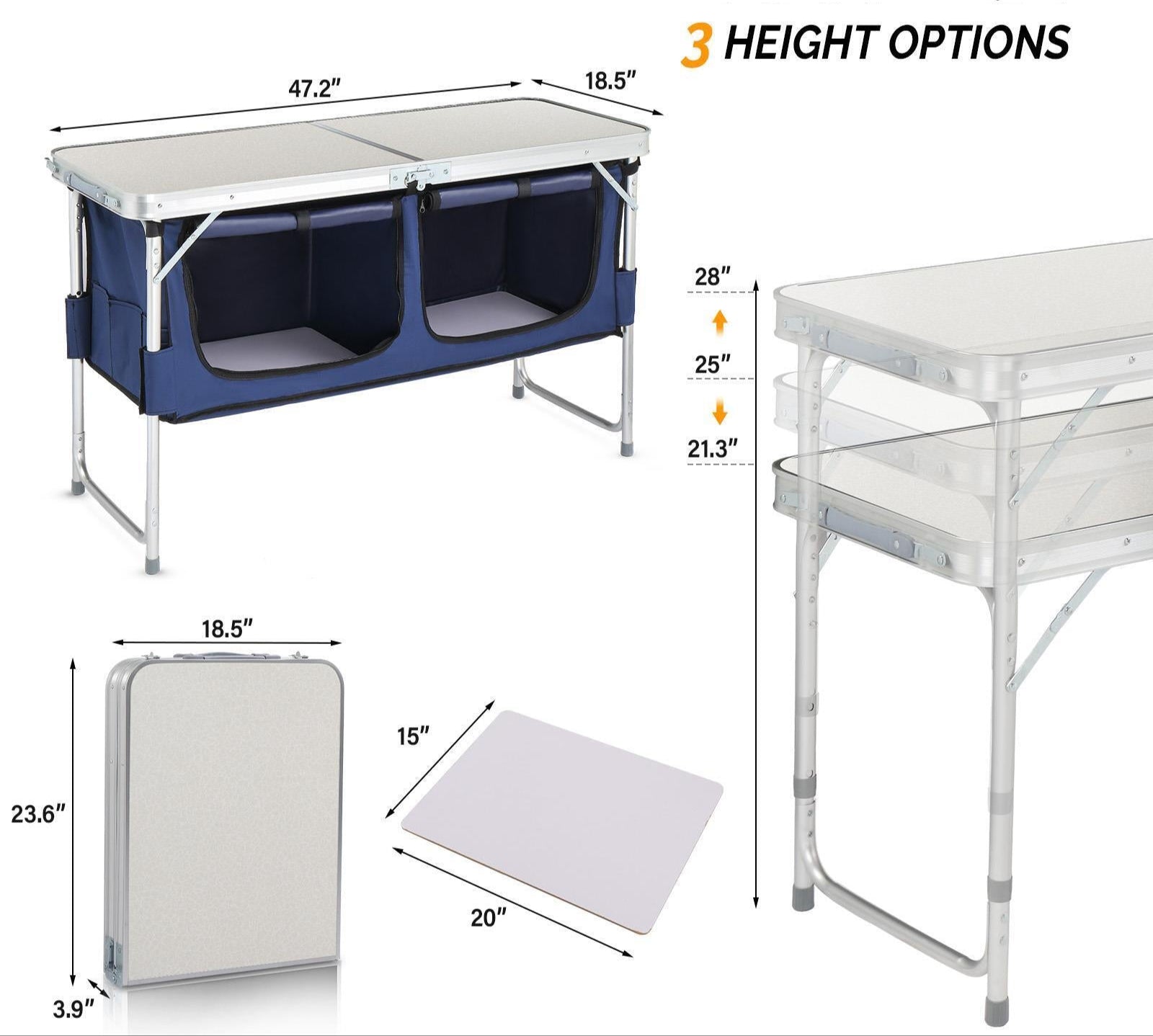 TrailChef Station - Camping Kitchen Table
