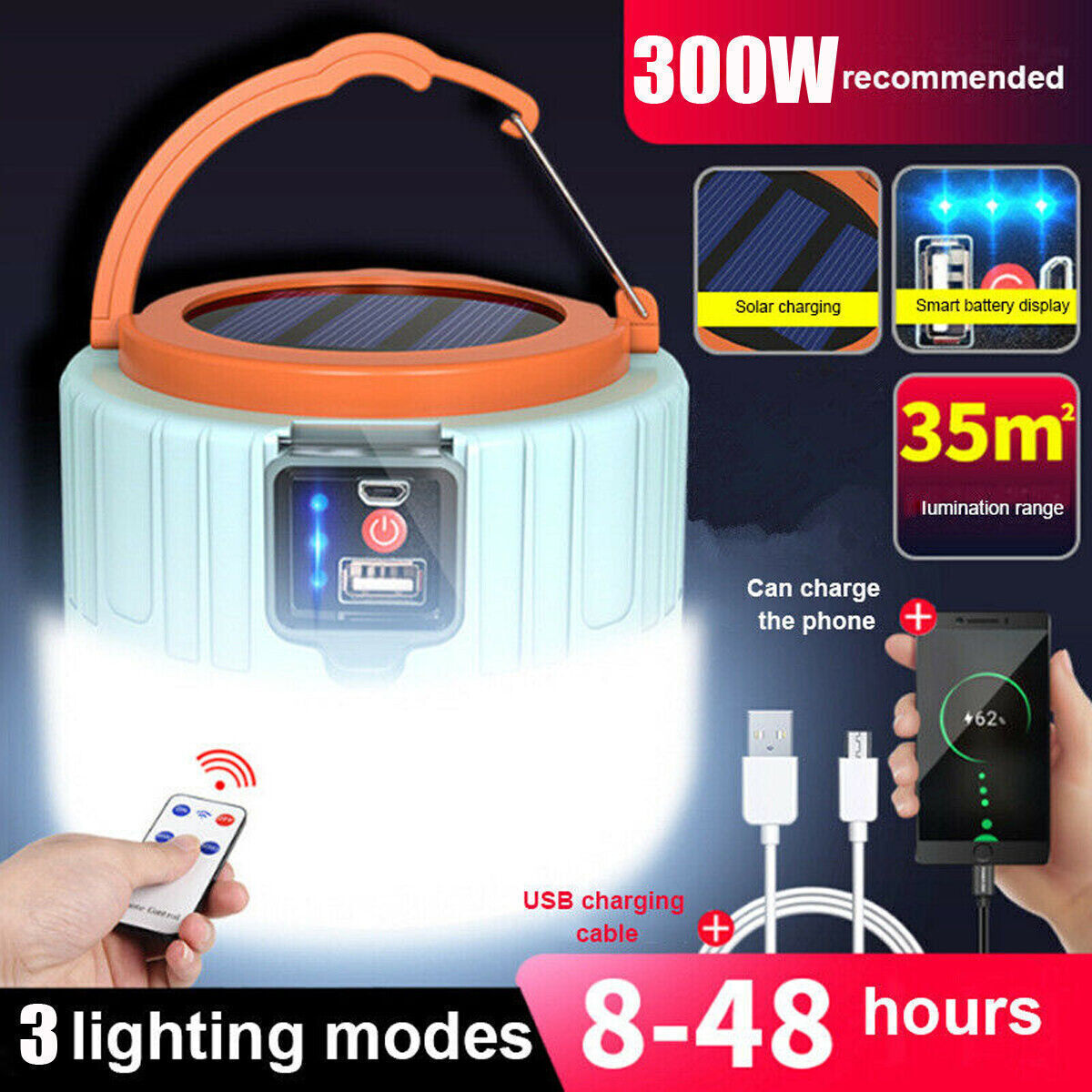 BrightPath - Portable Outdoor LED Lantern