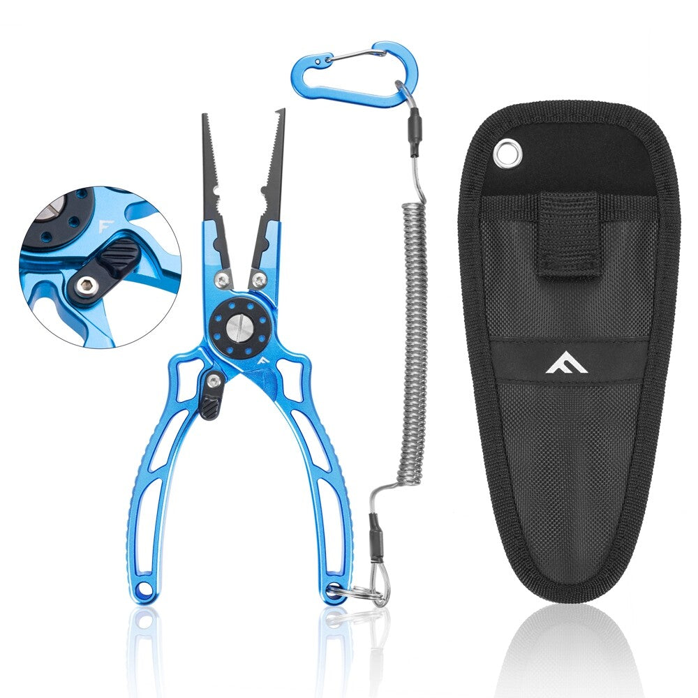 LineSnap - 6-in-1 Aluminum Fishing Pliers